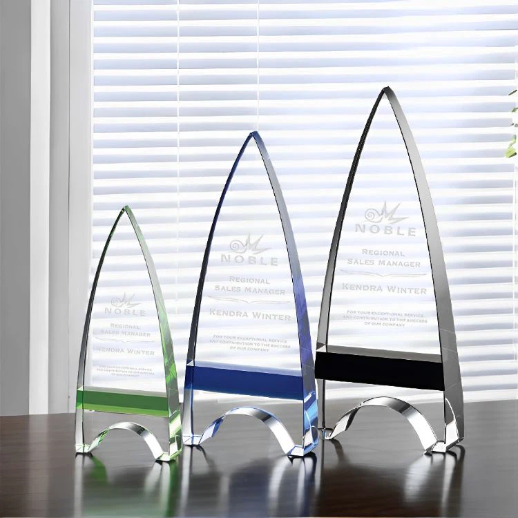 Trophy Crystal Engraved