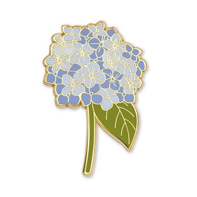 Pin lapel bunga emas